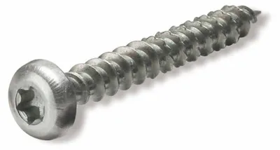 Productafbeelding van Stelschroef voor spaanplaten, staal verzinkt, panhoofd, 3,0 x 20 mm, TORX T10, artikelnummer 191201 (verpakking van 200 stuks)