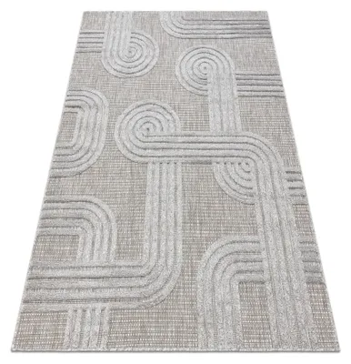 Imagen del producto de Alfombra SANTO sisal 1001 geométrica   gris 200x290 cm