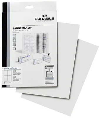 Obrázok produktu pre Odolná 1420 02 Vkladacia etiketa - 105x148 mm, biela, 80 kusov