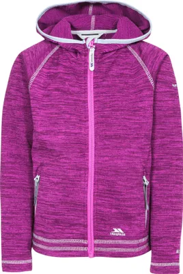 Produktbild von Trespass Mädchen Fleecejacke Goodness mit Kapuze TP3381 (152) (Violett meliert)