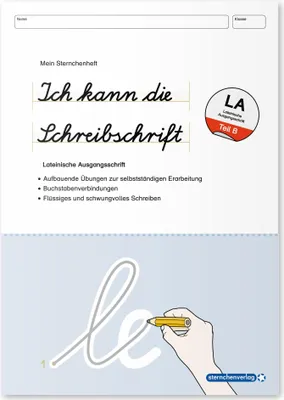 Produktbild von Ich kann die Schreibschrift - Lateinische Ausgangsschrift - LA - Übungsheft zu den Buchstabenverbindungen