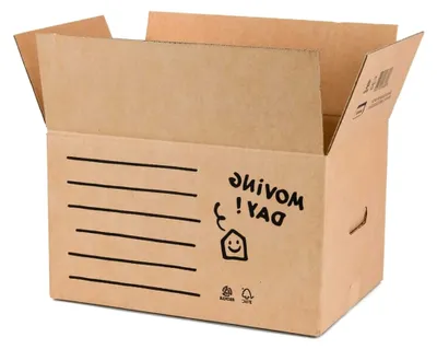 Produktbild von 10er Set Umzugskartons 43 x 30 x 25 cm für Umzüge und Lagerung mit Griffen