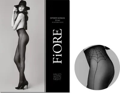 Produktbild von 30den-Halloween-Strumpfhose für Frauen 4 Black