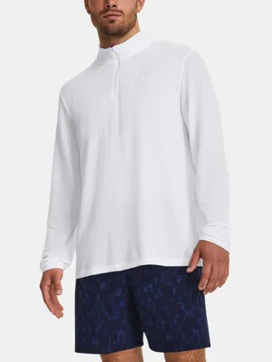 Produktbild von Under Armour Ua Seamless Stride 1/4 Zip T-Shirt-Weiß 1378168-100__XXL