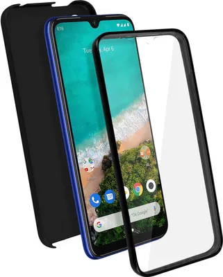 Obrázek produktu pro Avizar, ochranné pouzdro pro telefon Xiaomi Mi A3, obklopující celý telefon (přední i zadní stranu), barva: černá