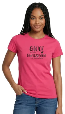 Produktbild von Spreadshirt Bonusmama | Glück Ist Eine Bonusmama Wie Du Frauen T-Shirt, XXL, Azalea