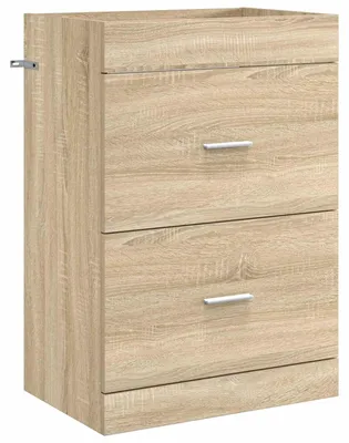 Zdjęcie produktu dla Szafka łazienkowa vidaXL z drewna Sonoma, 56 x 37,5 x 81 cm