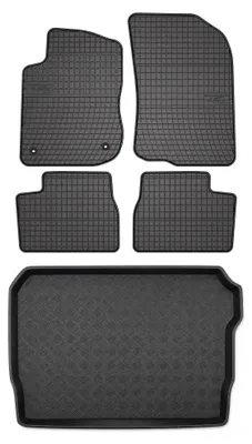 Immagine prodotto di Tappetini gomma SolidPRO + bagagliaio per Peugeot 2008 I 2013-2019 5 pezzi