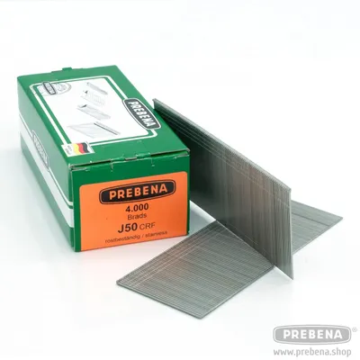 Immagine prodotto di 1,2x50mm J50CRF Chiodi a testa rovesciata in acciaio inox per Prebena J 2xr-j50 BR-03 4,0M