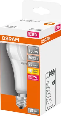 Immagine prodotto di LED Retrofitlampe CLASSIC A21WE27 opaco 2452LM dim