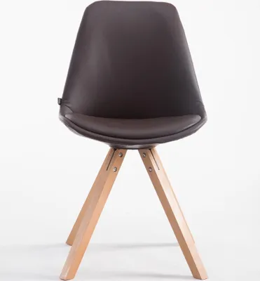 Produktbild von Besucherstuhl HLO-CP37 Natura Square  braun