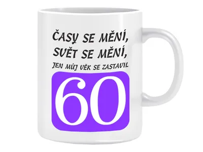 Obrázek produktu pro Hrnek pro 60 leté