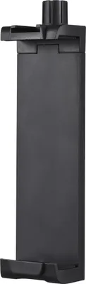 Zdjęcie produktu dla Uchwyt do smartfona na statyw Uchwyt do telefonu Zacisk 13 cm-24,5 cm/5,11 cala-9,64 cala Regulowana szerokość z mocowaniem na zimną stopkę 1/4 cala Gwintowane otwory Kompatybilny z tabletem Smartphone iPhone 13/12/11