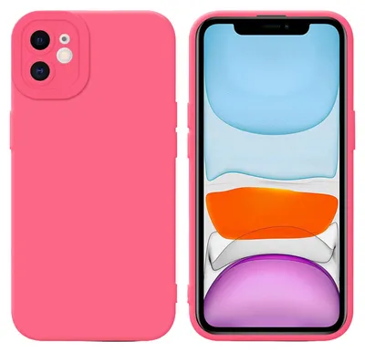 Obrázok produktu pre Cadorabo Puzdro pre Apple iPhone 12 Ochranný kryt v červenej farbe TPU Silikónový kryt