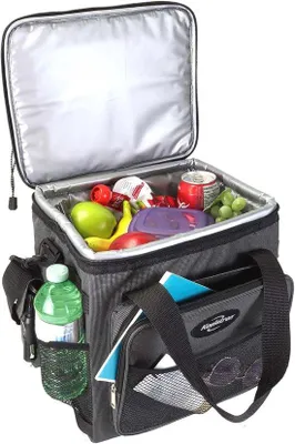 Image de Glacière électrique 12 V, 13 L, portable, thermoélectrique, idéale pour le camping