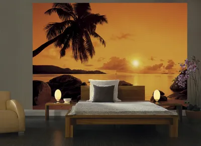 Produktbild von Papier Fototapete - Sunset - Größe 368 x 254 cm