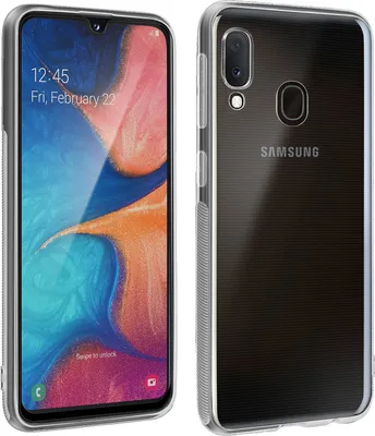 Zdjęcie produktu dla Avizar, zestaw ochronny 360°: etui i folia ochronna na ekran do telefonu Samsung Galaxy A20e, kolor czarny