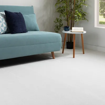 Produktbild von Steffensmeier Teppichboden Lipari Meterware  | Auslegware für Kinderzimmer Wohnzimmer Schlafzimmer | Creme, Größe: 100x100 cm