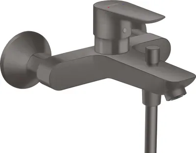 Produktbild von HANSGROHE Talis E Wannenbatterie schwarz verchromt gebürstet - 71740340