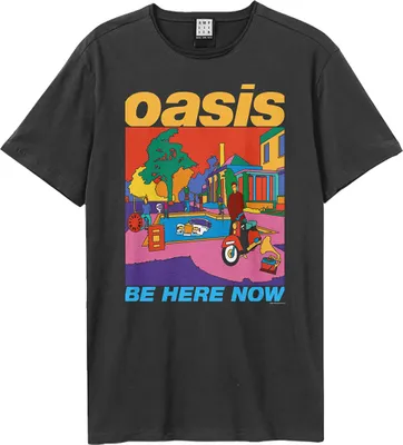 Produktbild von Amplified - "Be Here Now" T-Shirt für Herren/Damen Uni GD2175 (L) (Holzkohle)