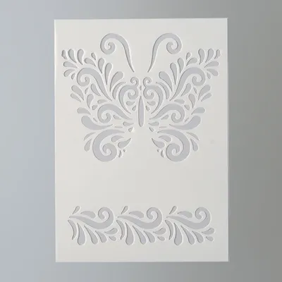 Produktbild von Stencil, , Schmetterling, DIN A5, 2-teilig