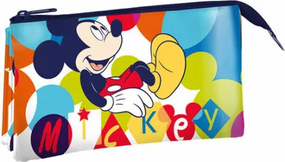 Image de Trousse à crayons triple Mickey Disney