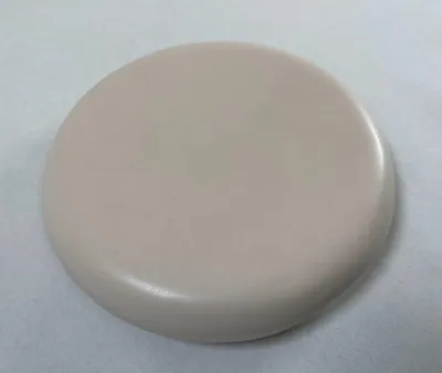 Produktbild von Reinigungskachel Tundra beige (ohne Glanz) Putzdeckel für Kachelofen rund 15 cm