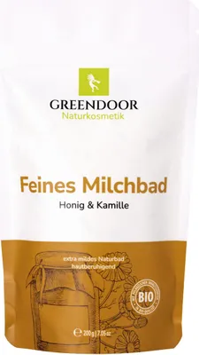 Produktbild von GREENDOOR Milchbad Honig Kamille