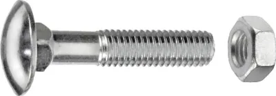 Produktbild von Connex Schlossschrauben M10 x 140 mm - 25 Stück verzinkt