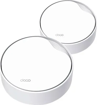 Zdjęcie produktu dla TP-Link DECO X50-POE(2-PACK), Biały, Wewnętrzny, System siatki, 420 m², Dual-band (2.4 GHz/5 GHz), Wi-Fi 6 (802.11ax)