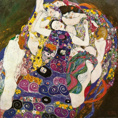 Produktbild von Gustav Klimt Kunstdruck Bild - Die Jungfrau, 1912 - 1913 (70 x 70 cm)