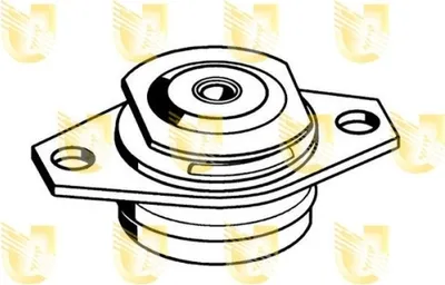 Produktbild von UNIGOM Motorlager Hinten für FIAT CINQUECENTO (170) 395374