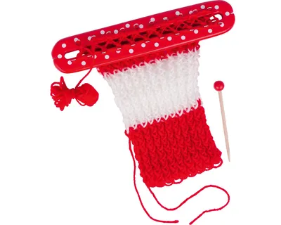 Obrázok produktu pre Goki Knitting frame, Detská súprava na pletenie, 4 rok / roky, Kov, Drevo