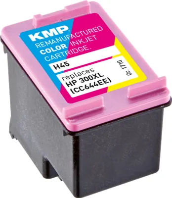 Produktbild von KMP Tintenpatrone passend für HP 300XL CC644EE 3-farbig