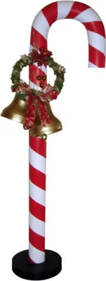 Produktbild von Zuckerstange 220cm hoch Dekorationsfigur - GFK - übergroß XXL - für draußen