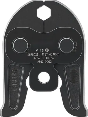 Produktbild von V15 Pressbacke 15mm - Presszange für V-förmige Edelstahlrohre - Geeignet für 15mm Rohrpressen