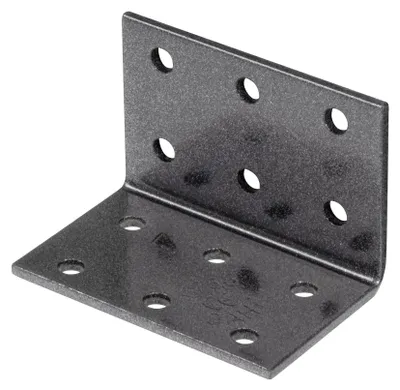 Gatplaathoek roestbruin, 50 Stück, 40 x 40 x 60 mm