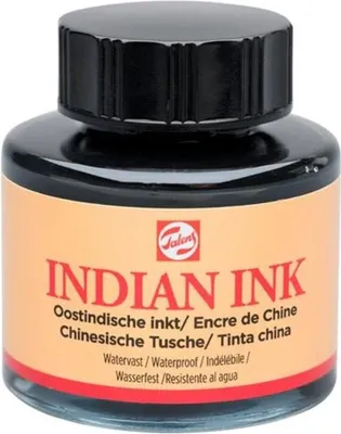 Immagine prodotto di TALENS - Inchiostro delle Indie Orientali 30ml Nero | 3 pezzi