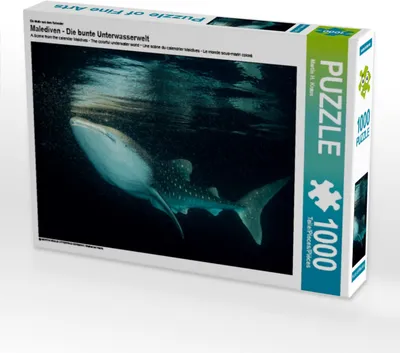 Produktbild von CALVENDO Puzzle Ein Motiv aus dem Kalender Malediven - Die bunte Unterwasserwelt 1000 Teile Puzzle quer | 1000 Teile Lege-Größe 64x48cm Foto-Puzzle für glückliche Stunden
