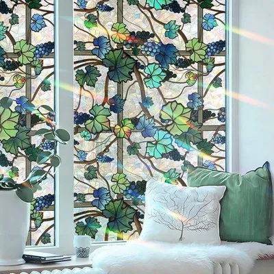 Immagine prodotto di Pellicola privacy per vetri doppi su finestre e porte, colorata, trasparente, 45 x 100 cm