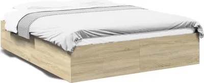 Obrázek produktu pro vidaXL Postel Sonoma Dub 150x200 cm výrobek z odvozeného dřeva