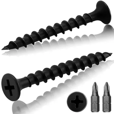 Imagen del producto de Juego de tornillos autoperforantes, 4,2 x 20 mm, 220 unidades, tornillos para placas de yeso para montaje