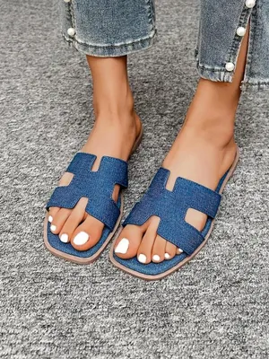 Zdjęcie produktu dla Royalfashion Damskie klapki na płaskiej podeszwie Eval, rozmiar 36