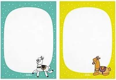 Produktbild von Notizblock-Set Lama (für Kinder)