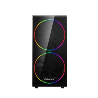 Produktbild von GAMEMAX Gaming-PC Black Hole 7455 Ryzen 5 7500F Wasserkühlung 32GB DDR5 RAM 1TB SSD RTX 5070 Windows 11