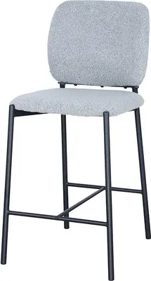 Image de Tabouret de bar Sophia | 45 x 56 x 99 cm | gris