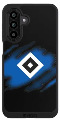 Produktbild von NIVOCASE Handyhülle für Samsung Galaxy A17 5G  Hülle NIVOpure Case Schwarz HSV Hamburger SV Offizielles Lizenzprodukt