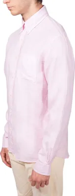 Imagen del producto de BROOKS BROTHERS - Camisa de lino para hombre con botones - Talla L