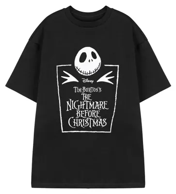 Produktbild von The Nightmare Before Christmas - T-Shirt für Kinder NS9886 (146-152) (Schwarz)