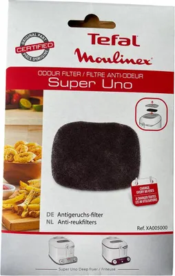 Produktbild von Tefal Moulinex Friteusenfilter Anti-Geruchs-Filter für Super Uno Friteuse - Nr. XA005000
